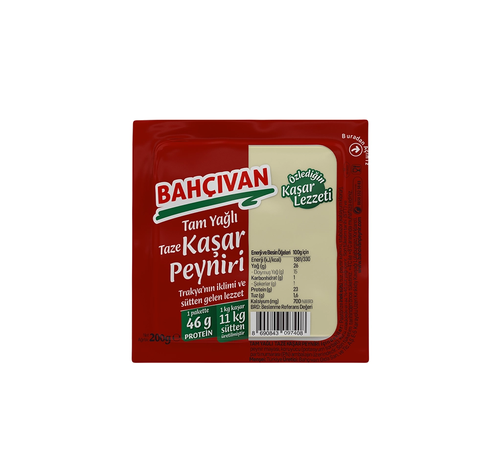 Taze Kaşar 200 gr